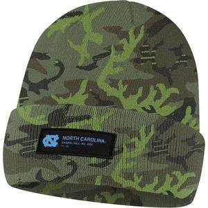 ✔️NIKE JORDAN NORTH CAROLINA TAR HEELS CAMO BEANIE HAT
